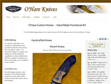 Tablet Screenshot of oharecustomknives.com